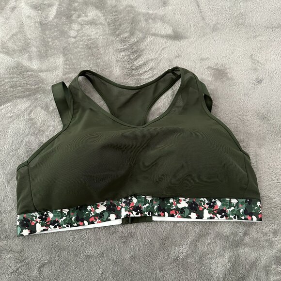 NWT Adore Me Green Sports Bra Women's size 42C 42 C - Picture 1 of 5